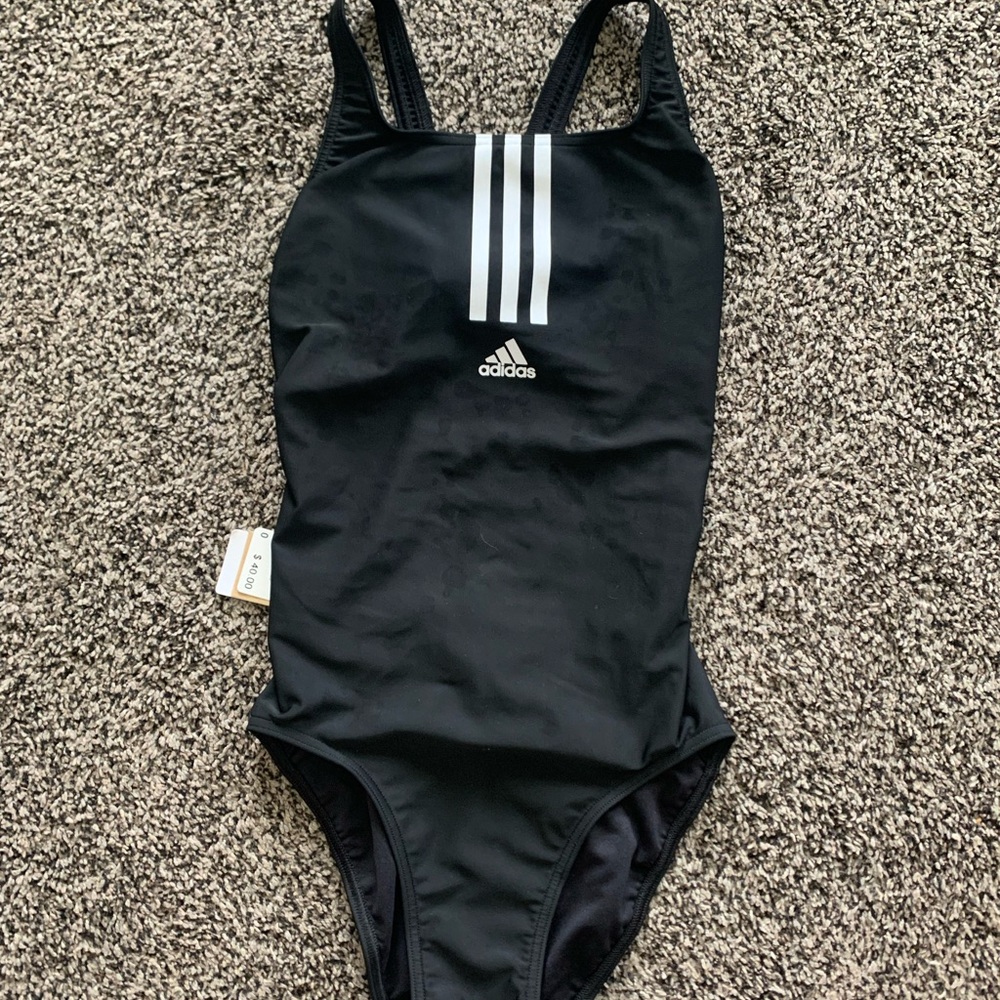 NWT Adidas Open-Back one-piece bathing suit